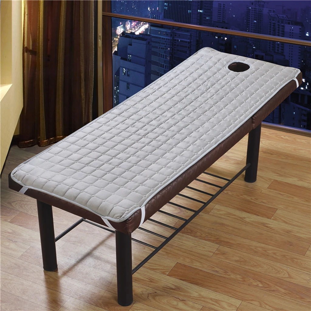 Soft Beauty Massage Table Cover, SPA Bed Cover Sheet, Mattresses Protector With Breath Hole - 180x60cm