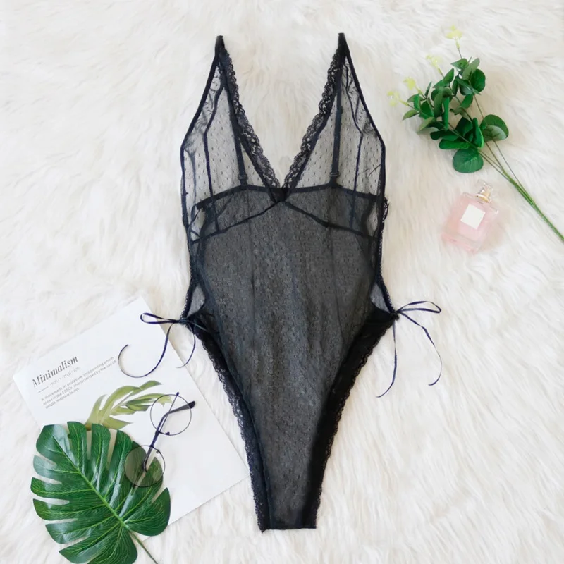 Mesh babydoll sexy transparent lingerie