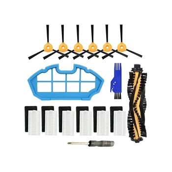 

Ecovacs N79 N79S N79W N79Se Robot Vacuum Cleaner Replacement Parts-Main Brush, Filter, Side Brush Accessory Kit