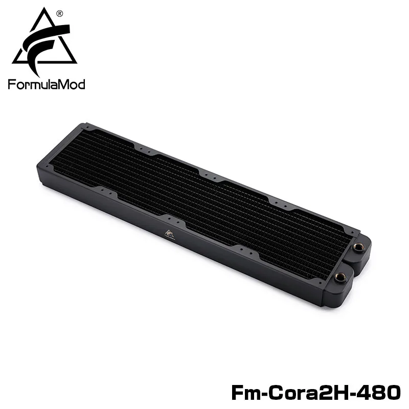 Billige FormulaMod Fm CoRa2H 39mm Dicke Kupfer Heizkörper 120 240 360 480mm Schwarz Heizkörper Geeignet Für 120 fans