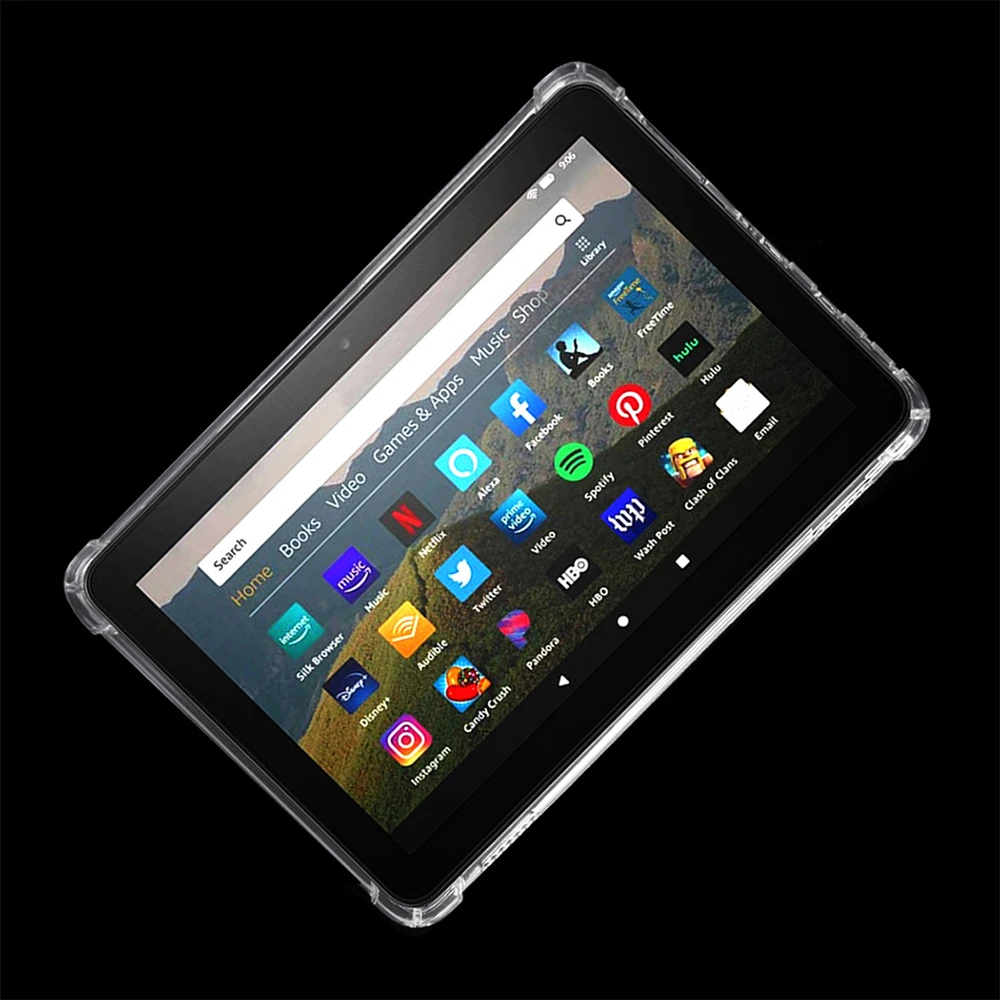 Coque en silicone pour tablette  Kindle Paperwhite 5 2021 6.8 pouces  KPW5, transparente, souple, TPU