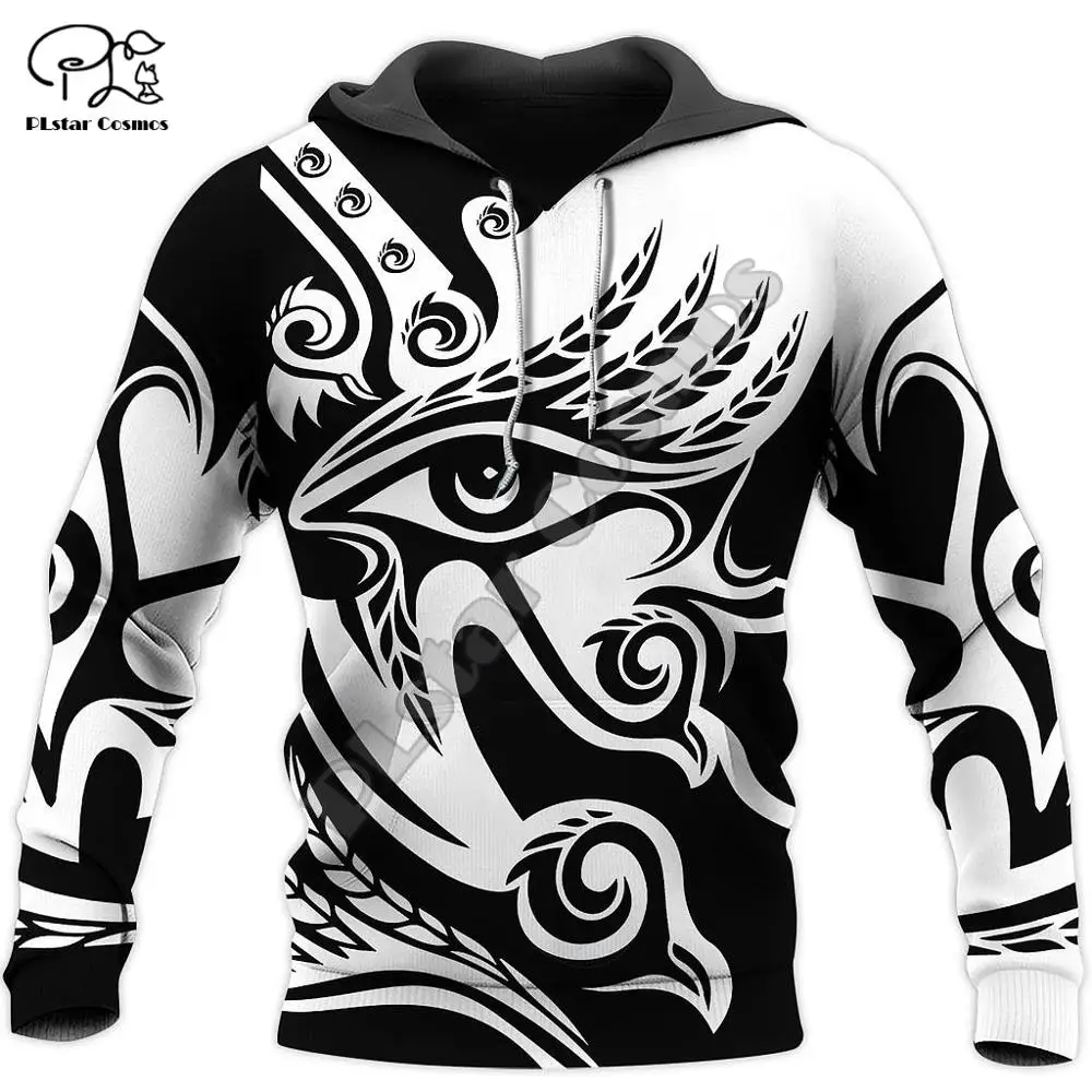 

2020Newest Mysterious Totem Retor Horus Ancient Horus God Eye of Egypt Pharaoh Anubis 3DPrint Zip/Hoodies/Sweatshirts/Jacket N22
