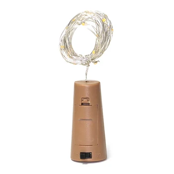 

20LED Battery-powered cork wine bottle light 2m DIY LED string light bar light birthday party wine bottle stopper light strip