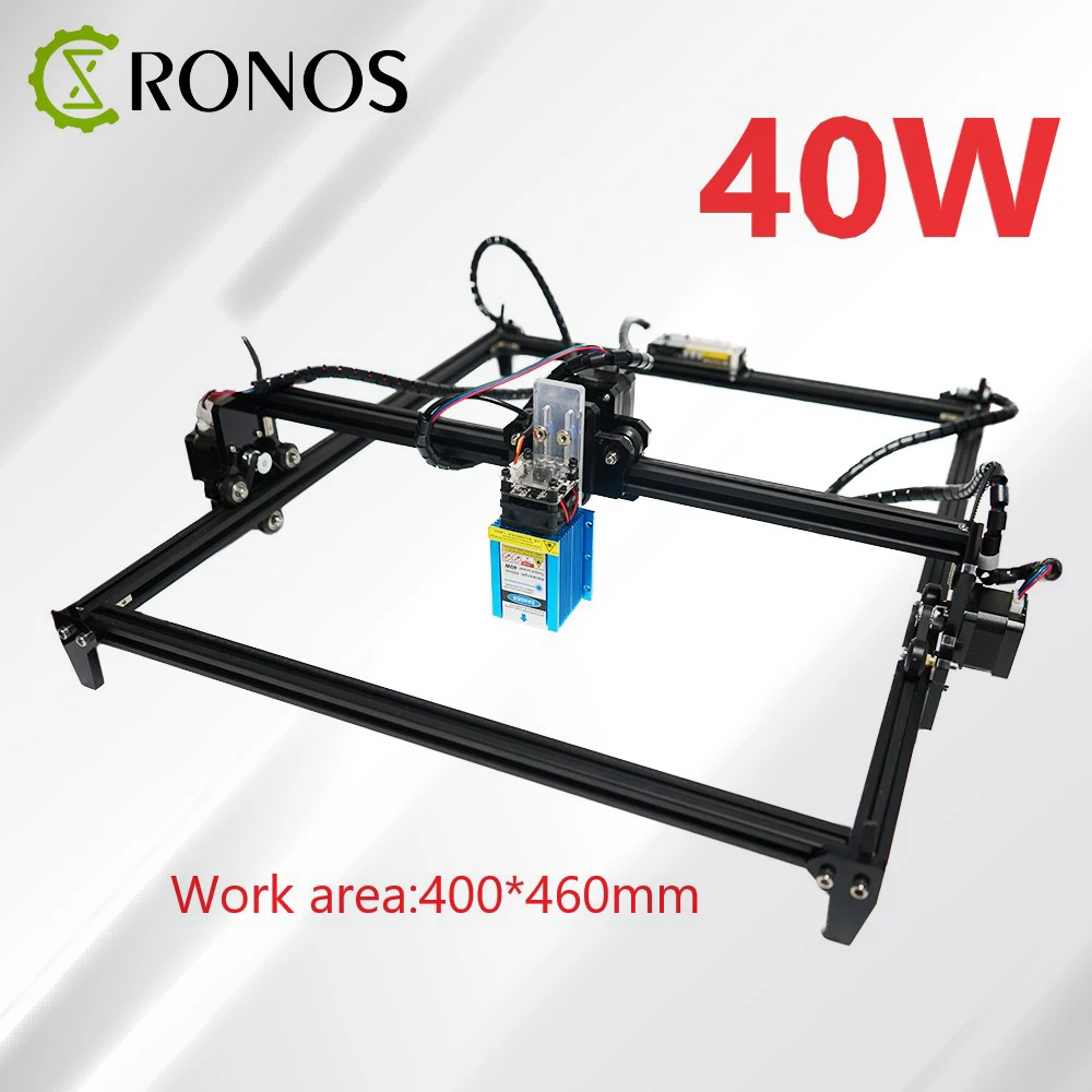 15W/30W/40W Desktop Laser Engraver and Cutter - Laser Engraving and Cutting Machine - Laser Printer - Work Area 40*50cm