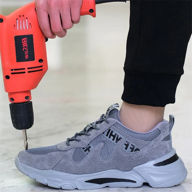 steel toe waterproof tennis shoes