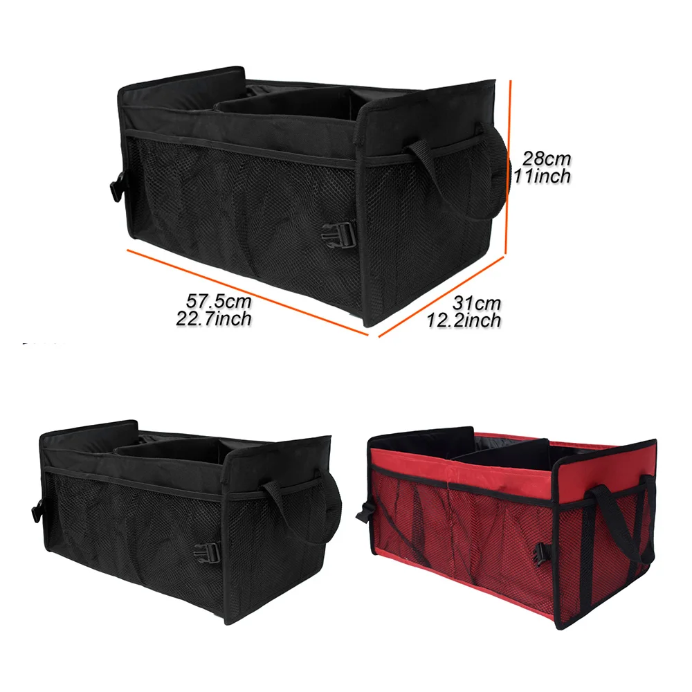 Portable Car Trunk Organizer Auto Durable Collapsible Cargo Storage Container Folding Storage Bag for Car, SUV, Truck, Van