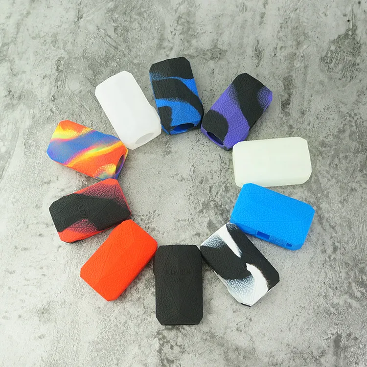 10pcs Silicone case for Ijoy Diamond VPC Mod Vape kit protective texture skin rubber sleeve cover fit Ijoy Diamond VPC