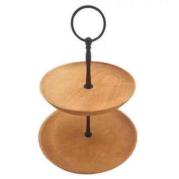 

1pcs Solid Wood Dried Fruit Plate Cake Stand Home Party Dessert Storage Rack Fruit Dessert Tray Snacks Dish Kitchen Accessories