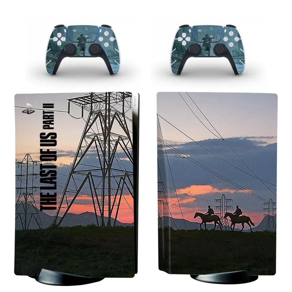 The last of Us PS5 Standard Disc Skin Sticker Decal Cover for PlayStation 5 Console and Controllers PS5 Skin Sticker Vinyl 