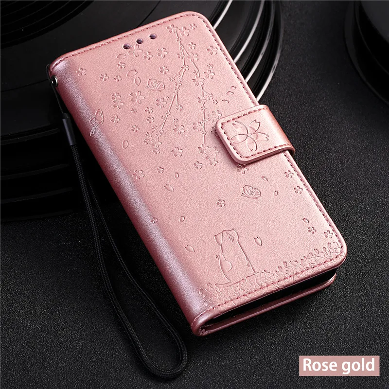 Rose Gold Чехол для Redmi Note 8, кожаный флип-чехол для Xiaomi Redmi 7 Pro K20 Pro, чехол для телефона Xiaomi Xiomi A3 CC9E 9 SE, чехол с подставкой - Цвет: Rose Gold