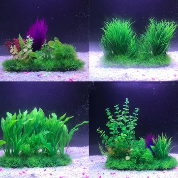 

Decorative Simulated Aquatic Weed Aquarium Accessories Fish Tank Decorations Acuario Tools Aquario Ornaments Big Plants Seaweed