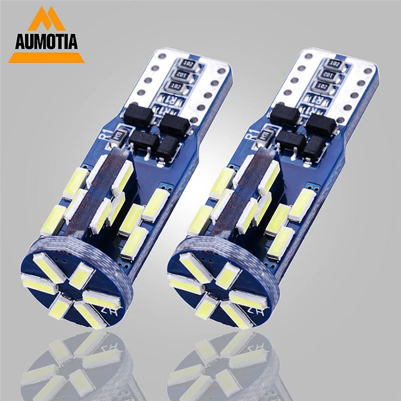 50 шт. автомобиля светодиодный CANBUS T10 светодиодный 194 168 W5W 30 4014 SMD габаритный фонарь парковки лампы бортовой светильник лампы AC/DC 12V