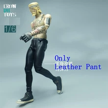 

In Stock 1/6th CROW DH TOYS Skinny Slim Stretch Elastic Leather Pants Trousers Model Suit 12inch Unisex Body Doll