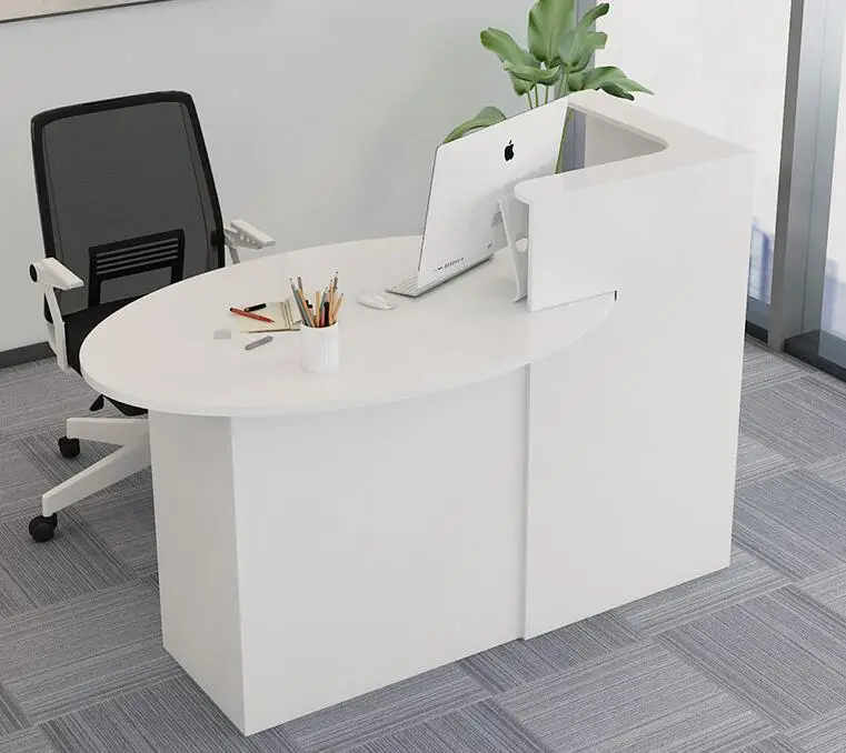 Small front desk desk cashier counter bar shop creative simple modern small commercial clothing store counter reception
