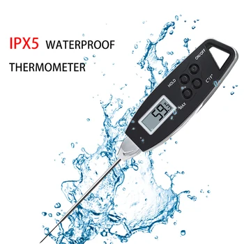 

New BBQ Thermometer Digital Meat Thermometer Electronic Cooking Food Probe Water Milk Kitchen Oven Thermometer Tools