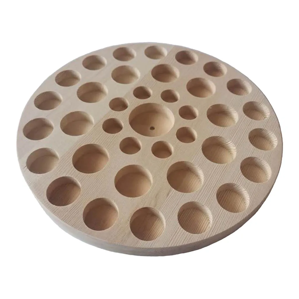 Wooden Essential Oil Displaying Rack Organizer37Slot 10/15/30/100ml Stand Holder