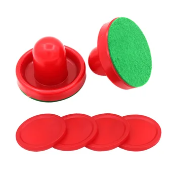 

8pcs Air Hockey Pusher Plastic Durable Equipment Accessories Push Handle Pusher Pucks Replacement Header Kit for Air Hockey Liu