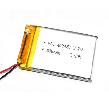 

403450 3.7V 680mAH 403450 PLIB polymer lithium ion / Li-ion battery for GPS mp3 mp4 mp5 dvd