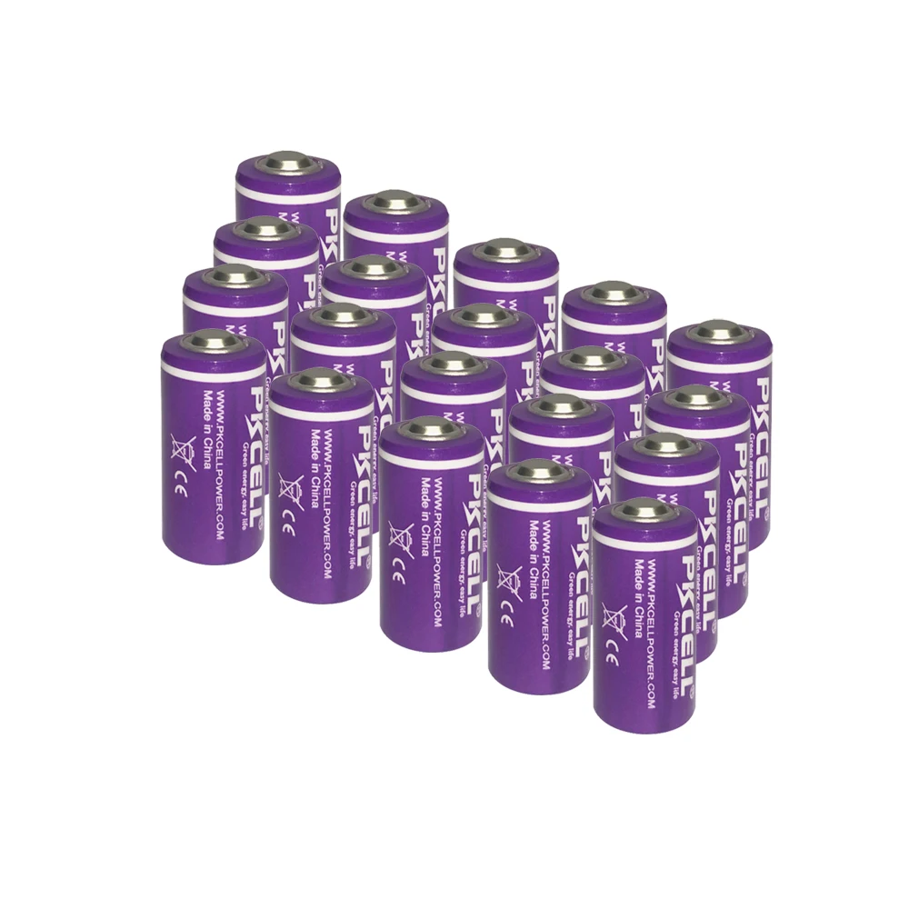 20 шт PKCELL 14250 ER14250 1200Mah 1/2AA 3 6 v литиевая батарея для GPS счетчика воды электрические