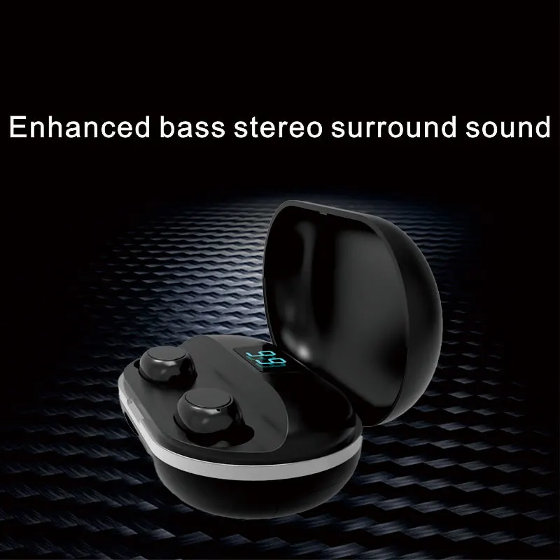 CUCA L21 Bluetooth 5 0 Earphones 2200mAh Charging Box Wireless Headphone 9D Stereo Sports Waterproof Earbuds Microphone Headsets