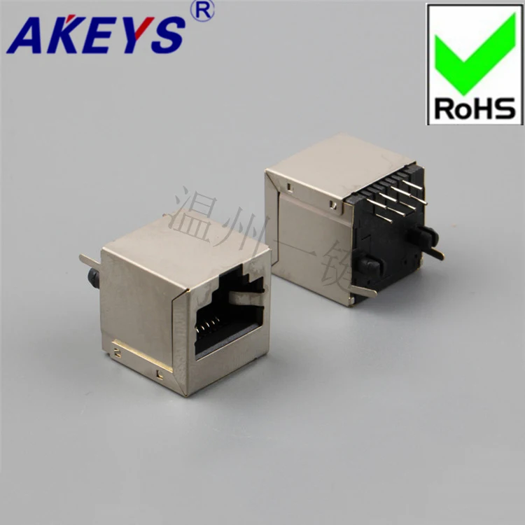 Вертикальная Сетевая розетка RJ45 5224-8P8C-Full 10 шт. вертикальная вставка в швейную