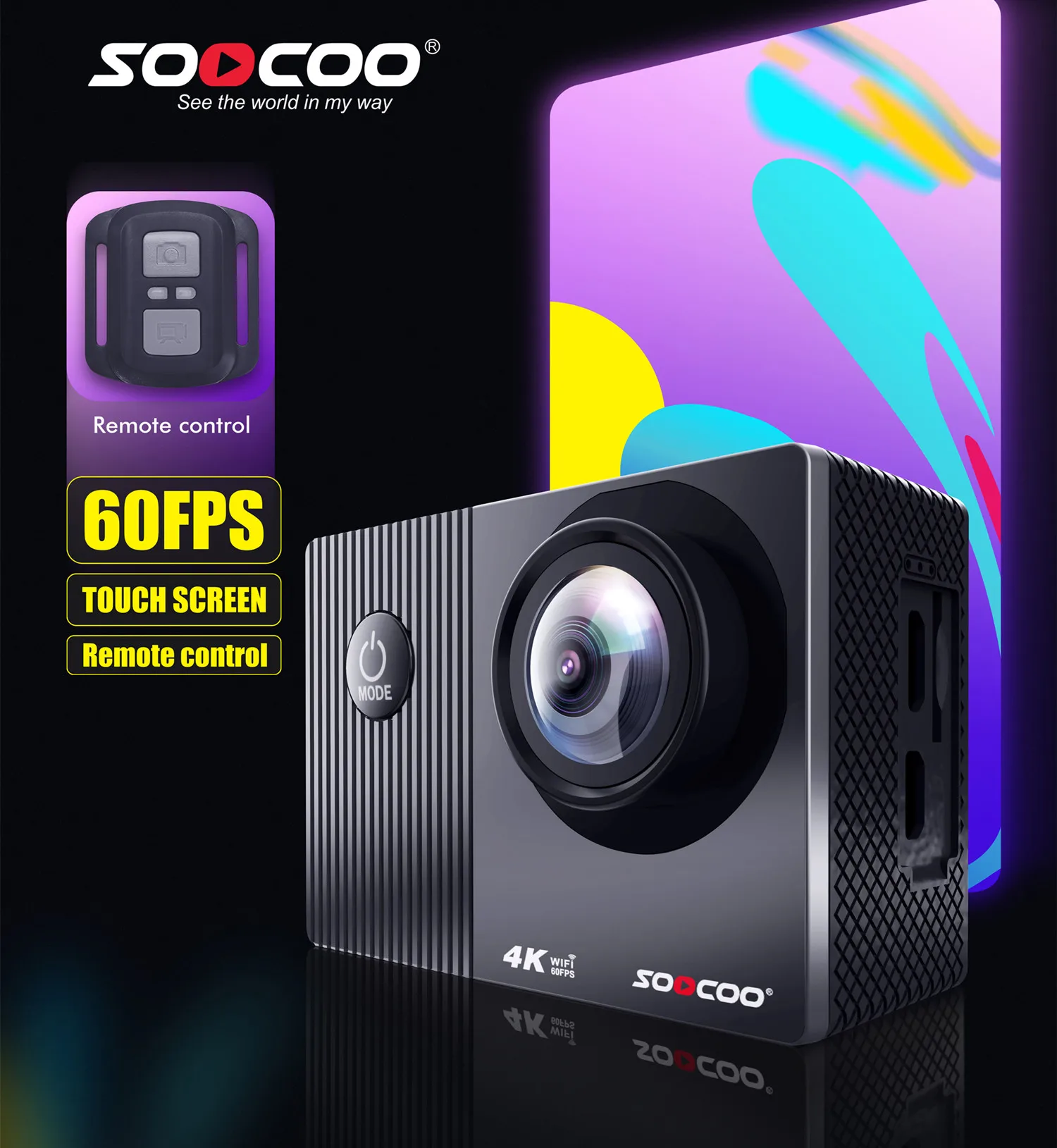 soocoo f91r ultra hd 4k 60fps
