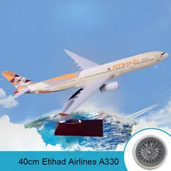 40 см смолы A330 модель самолета Airbus Etihad Airlines Airways модель производителей самолетов Творческий авиации модель самолета подарок