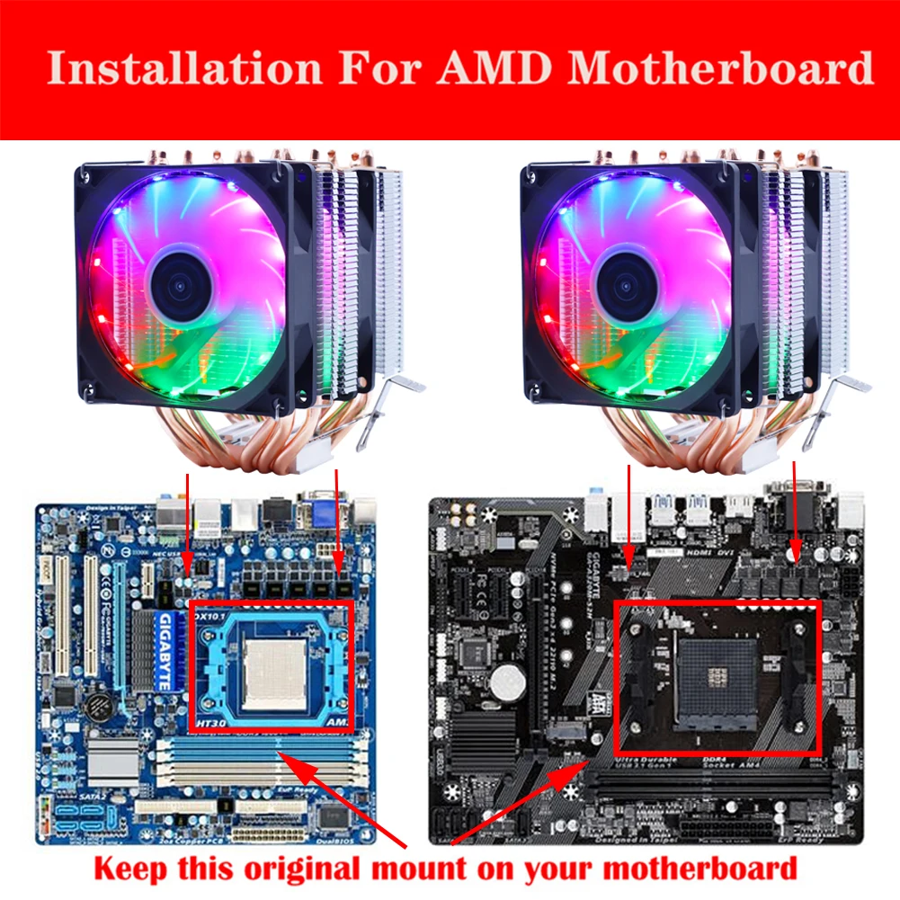 1151 1155 1200 1366 2011 X79 X99 AM3 AM4 Ventilador