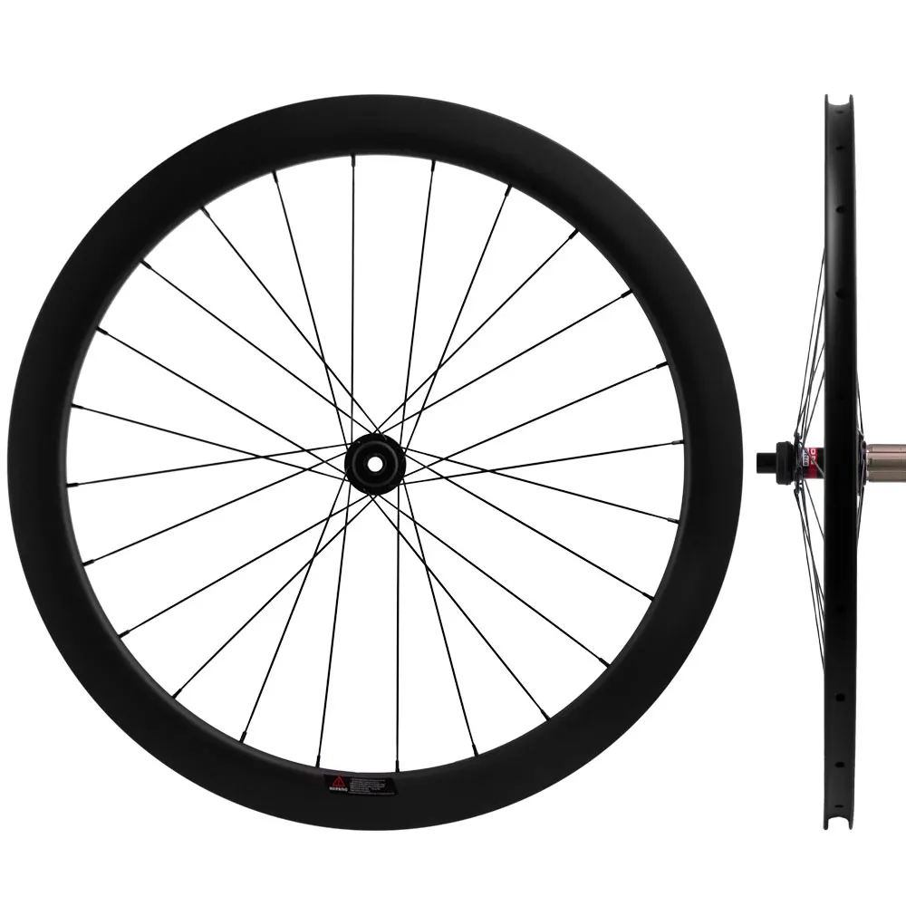 DIsc Brake Carbon Wheels 700c Road Bike Wheelset Center Lock Cyclocross Bicycle Wheel Thru Axle