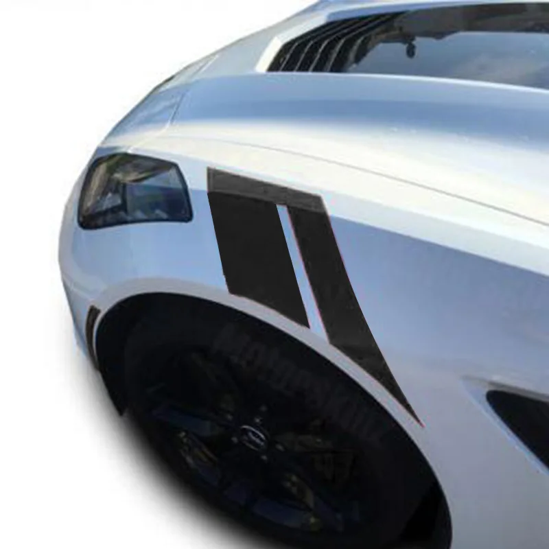 Стикер fender для автомобиля наклейка на крыло автомобильная полоса кузов черное