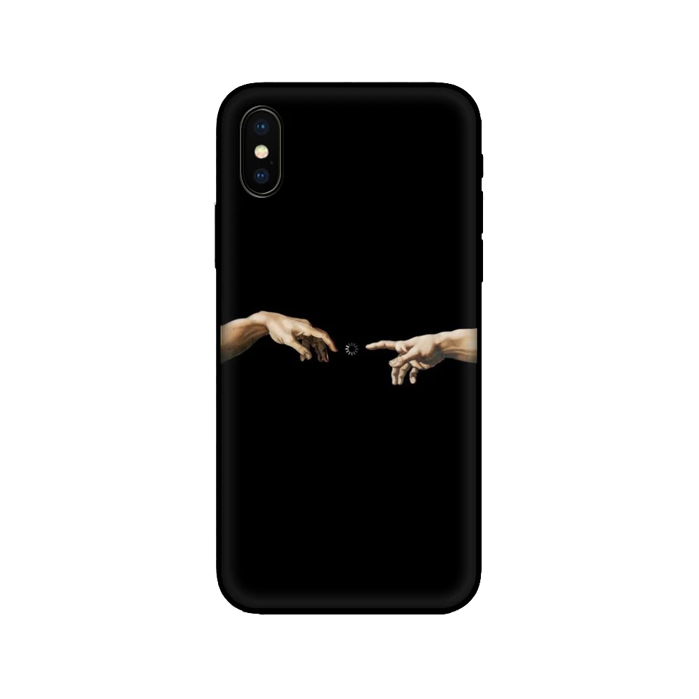 Черный чехол из ТПУ для iphone 5 5s SE 2020 6 6s 7 8 plus x 10 силиконовый XR XS 11 pro MAX ретро