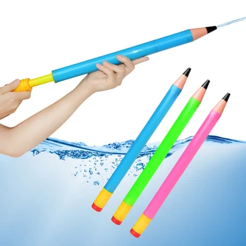 

44cm Plastic Pencil Water Guns Kids Pistol Blaster Summer Swimming Pool Beach Outdoor Shooter Toy Sprinkling Toys For Children