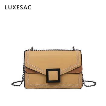 

Chain Pu Leather Luxury Handbags Women Bags Designer Shoulder Bolsas Feminina Small Women Crossbody Bag High Quality Sac a Main