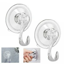 1/5 Pcs Removable Vacuum Sucker Suction Cup Hook Wall Window Clothes Holder Home For Kitchen Bath Accessories