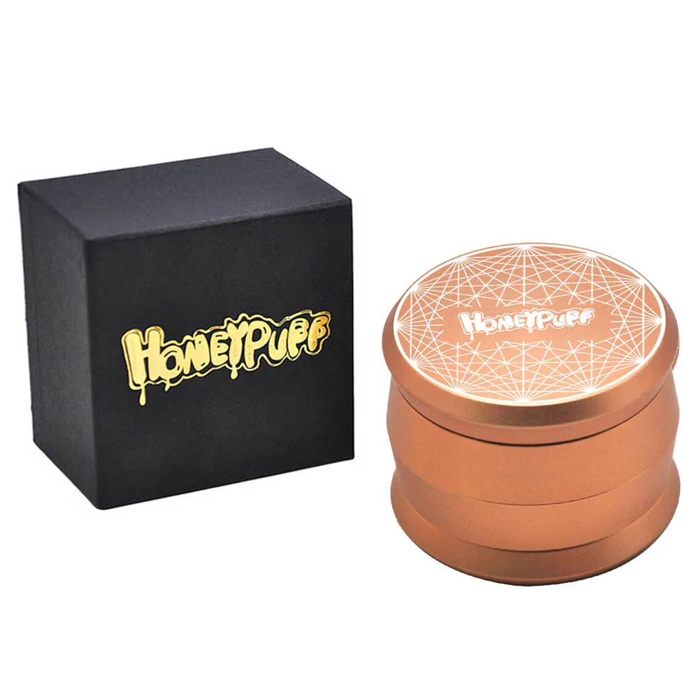 HONEYPUFF травы Точильщик табак Новый Дизайн точильщика барабана Стиль