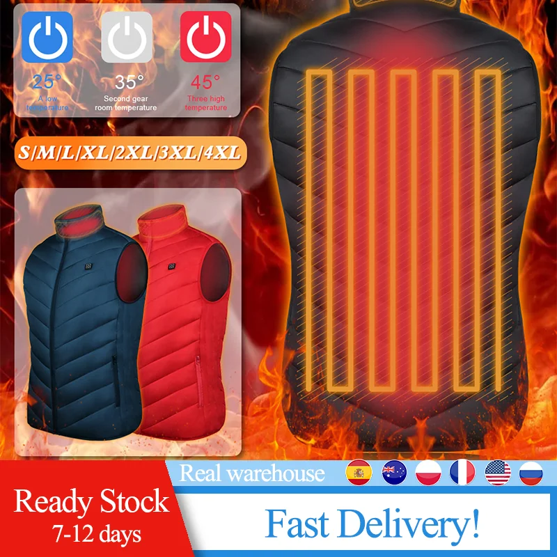 

Tactical vest Heated Vest USB Heating Vest Winter Thermal Cloth Feather Hot Sale Camping Hiking Warm Hunting Fishing