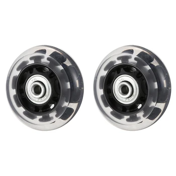 

Luggage Suitcase Wheels Replacement Kit Parts With Axles Screws Washers Wrenches For Inline Outdoor Skate (63X18Mm Sets)