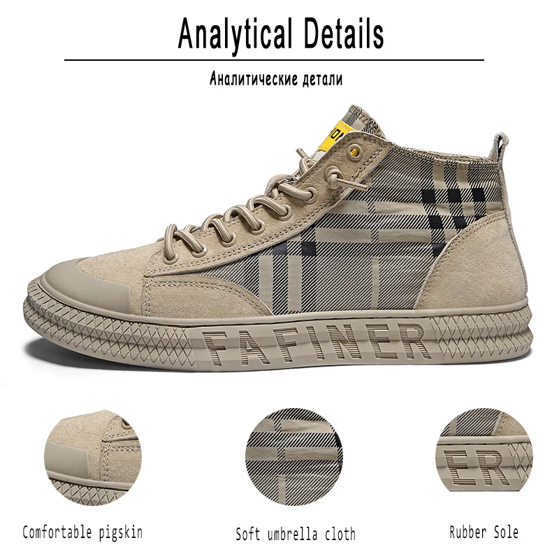 Новинка; Модные мужские повседневные кроссовки в городском стиле; высокие кроссовки; парусиновая обувь; спортивная обувь; мужская обувь на