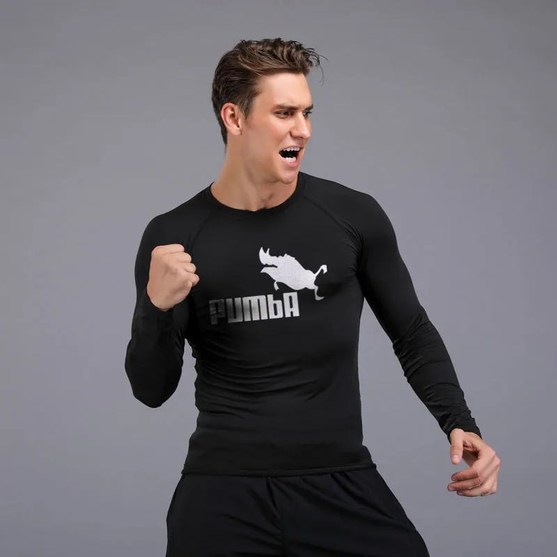 Description Picture 4 of itemGym Fitness Jogging Sportswear Quick Dry Men's Thermal underwear Sets Running Compression Sport Suits Basketball Tights Clothes