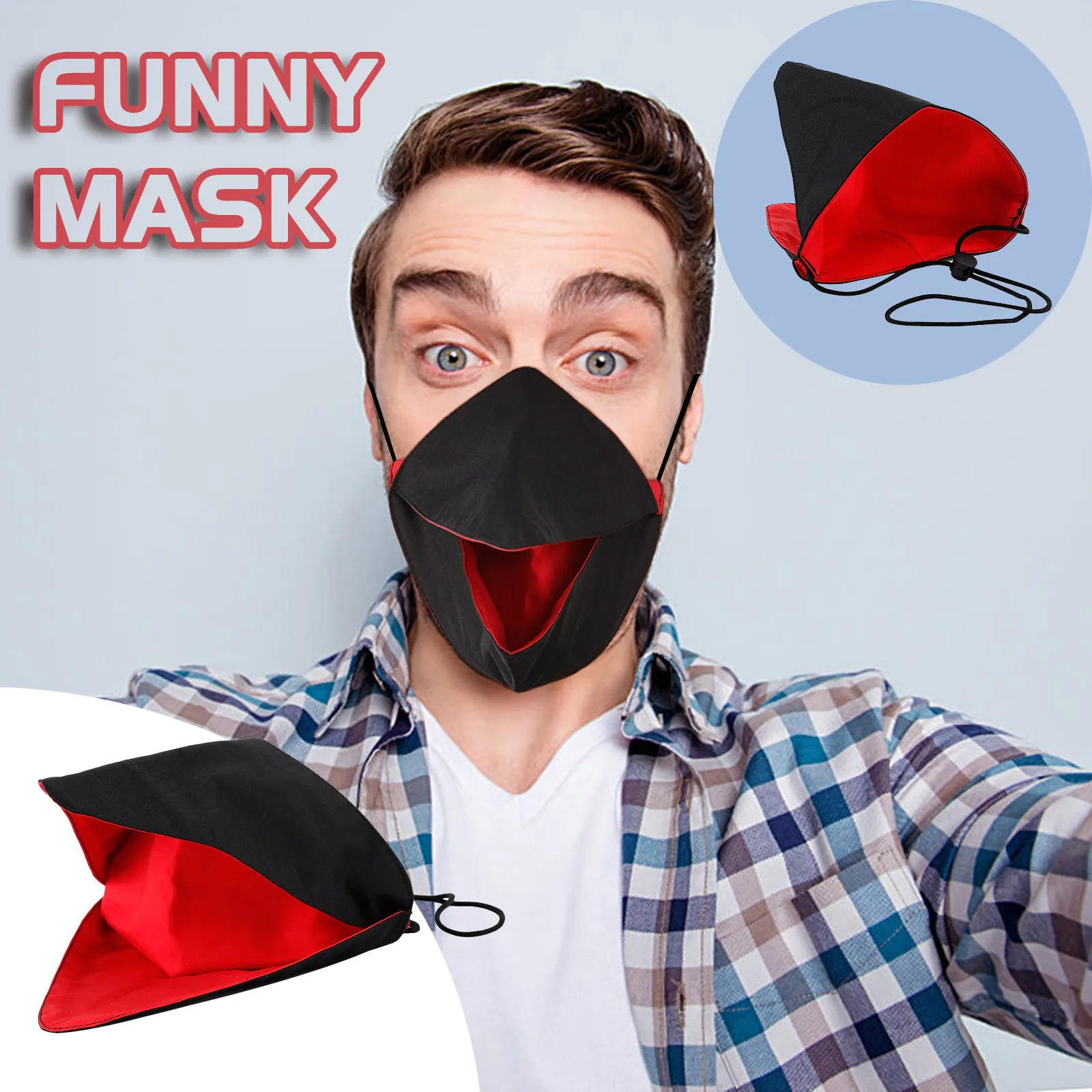 

Adult's Funny Creative Beak Mask Fast Delivery Adjustable Ear Rope Masque Headband Reuse Breathable Protection Masks Mascarilla