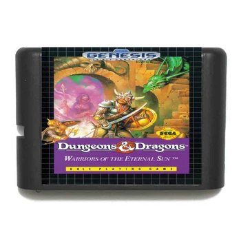 

Dungeons and Dragons - Warriors of the Eternal Sun 16 bit MD Game Card For Sega Mega Drive For Genesis