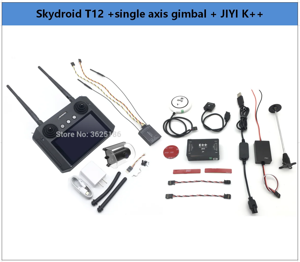 

Оригинальная трехкомпонентная камера с дистанционным управлением Skydroid H12 с управлением полетом JIYI K ++ для сельскохозяйственного дрона