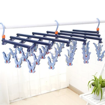 

Drying Rack Plastic Foldable Roller Drying Rack Windproof Rotatable Sunscreen Storage Clothespin Dry Wet Amphibious Sock Hanger