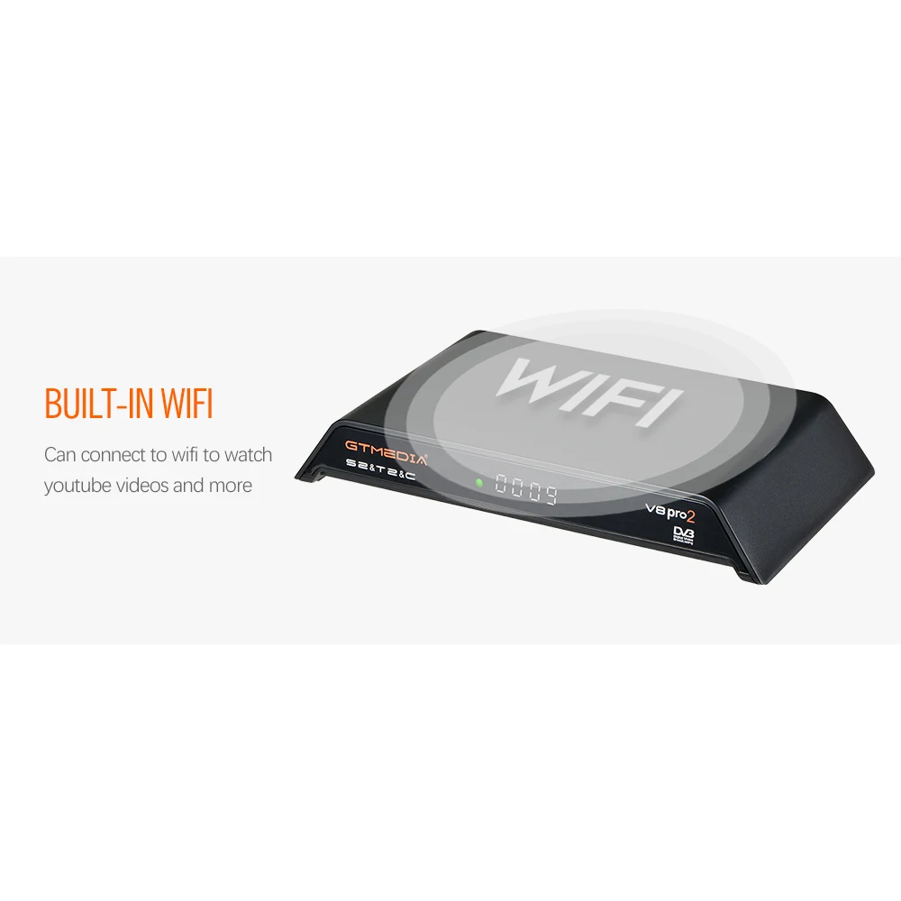 GT медиа v8 pro2 ТВ декодер DVB T2 DVB S2 DVB-C ТВ приемник встроенный wifi vs Freesat V8 nova DVB-T2 h.265 телеприставка с cccam