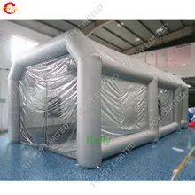 26*13* 10ft гигантская надувная Автомобильная покрасочная будка для продажи с губчатым фильтром и воздуходувкой, дешевая надувная покрасочная будка для покраски
