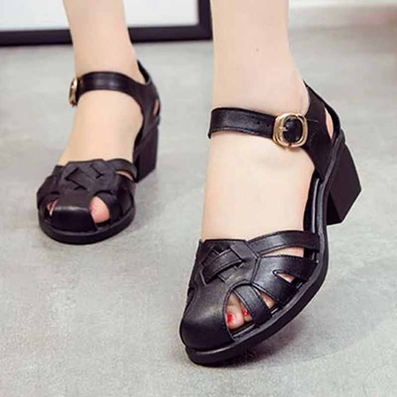 TIMETANG Женская летняя обувь на плоской подошве Летние женские босоножки ручной