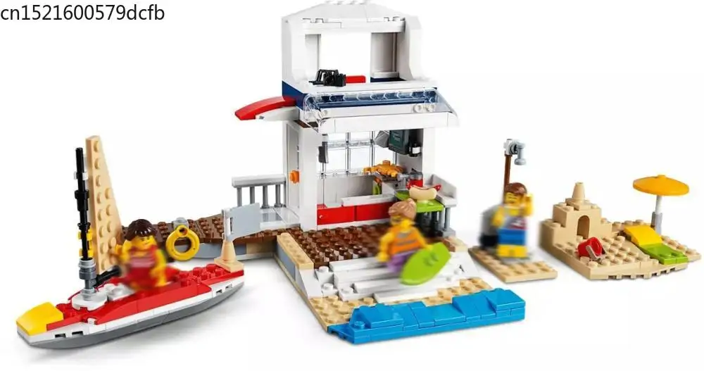 

LEGOING 31083 3-in-1 Cruising Adventures Set Building Blocks Birthday Gifts Toys For Children 613 Pcs 11053