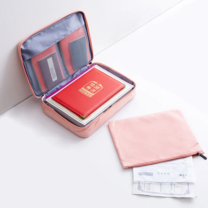 

Large Passport Bag women Diploma Storgage Bag Portable file bag Men Material book bag Folder Document Bag Voucher Organizing Bag