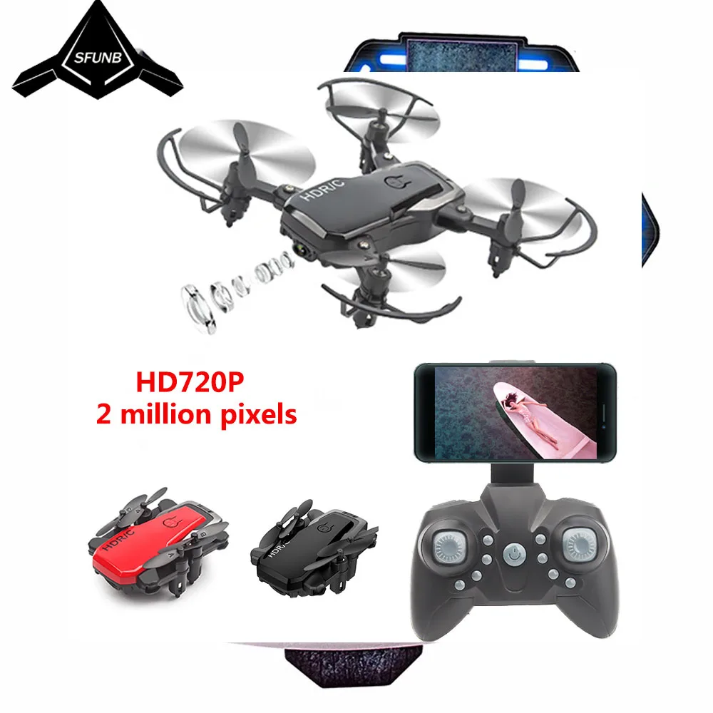 

SHAREFUNBAY D2 mini folding drone remote control aircraft fixed high four-axis aircraft HD aerial Rc helicopter holiday gift