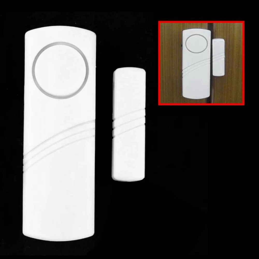 

Door Window Wireless Burglar Alarm with Magnetic Sensor Home Safety Wireless Longer System Security Device White Wholesale